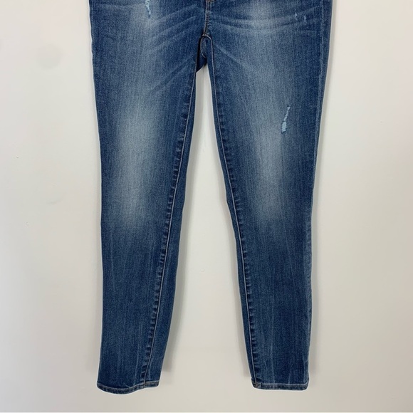 J. Crew Stretch Low Rise Distressed Skinny Jeans Size 25 - Picture 4 of 10